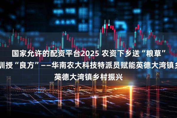 国家允许的配资平台2025 农资下乡送“粮草” 直播培训授“良方”——华南农大科技特派员赋能英德大湾镇乡村振兴